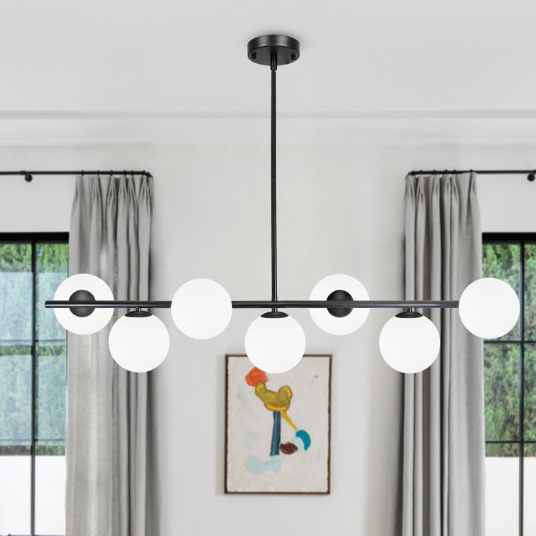 7 light globe chandelier hotsell